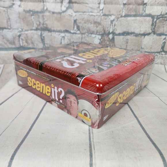 Scene It Deluxe DVD Seinfeld Edition Metal Tin  New - Picture 5 of 10